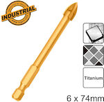 Glass Tile Drill Bit 6x74mm Dbg1130601 6976051785507