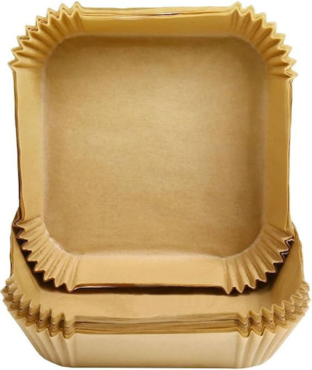 Air Fryer Liners Non-stick Papers for Air Fryer 20x20cm 50 Pieces
