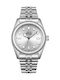 Slazenger Herrenuhr 41mm Batterie mit Silber Metallarmband