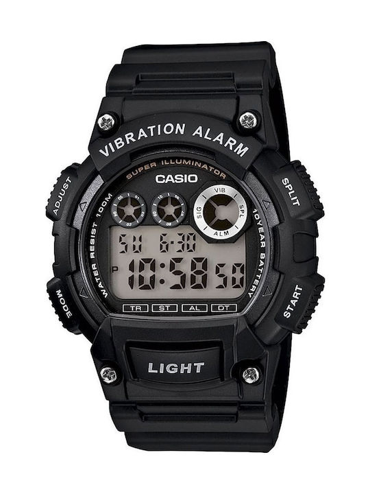 Casio Ψηφιακό Ανδρικό Ρολόι 45mm Χρονογράφος Μπ...