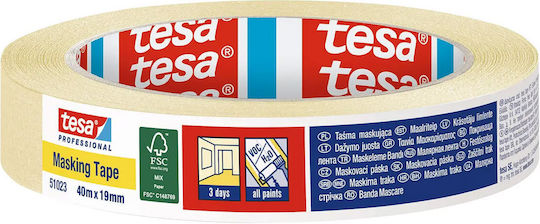 Tesa Papierband 51023-00011-00 19mm x 40m
