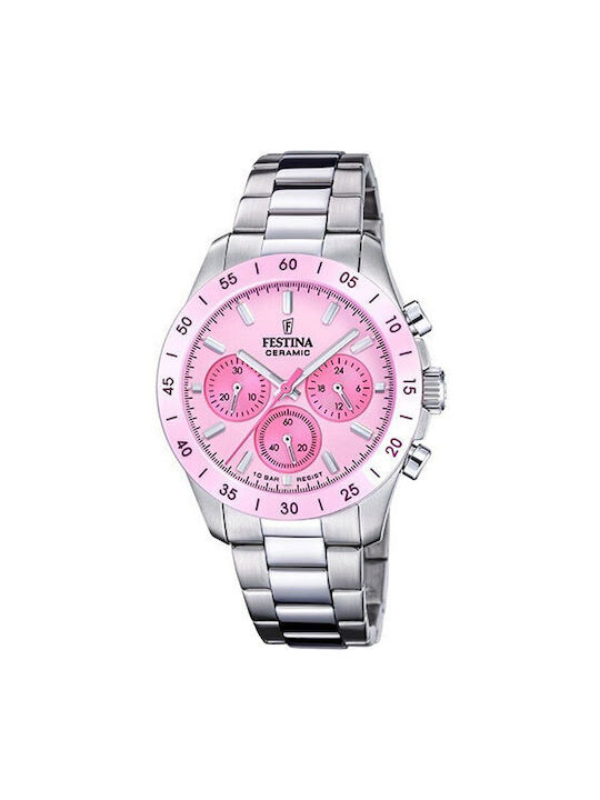 Festina Ladies Uhr mit Silber Metallarmband