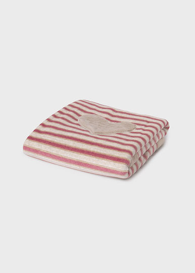 Mayoral Blanket Nursery Swaddling Blankets Pink Bright Pink 70x90cm