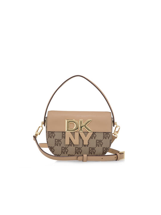 DKNY Damen Tasche Crossbody Beige