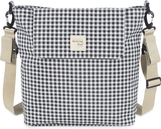 Walking Mum Shoulder/Hand Diaper Bag I Love Vichy Black 41x34x12cm.