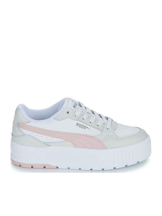 Karmen Ii Idol Puma Damen Flatforms Sneakers White-mauve Mist-fea