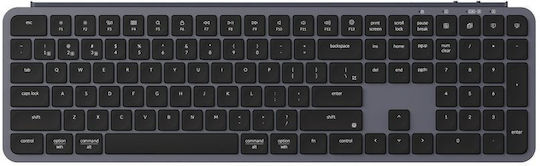 Keychron B6 Pro B6P-K1 Tastatură Wireless Bluetooth Engleză SUA Compatibilă cu Mac Space Gray