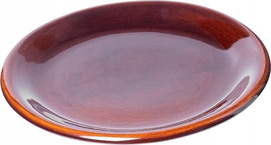 Kadax Farfurie adâncă Ceramică Maro cu Diametru 24cm Kadax Farfurie adâncă Ceramică Maro cu Diametru 24cm
