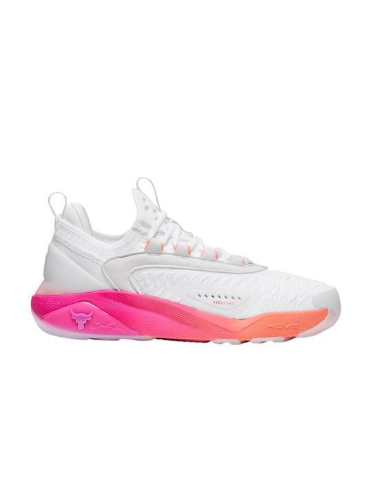 Project Rock 7 Γυναικεία Αθλητικά Παπούτσια Training White / Vivid Magenta