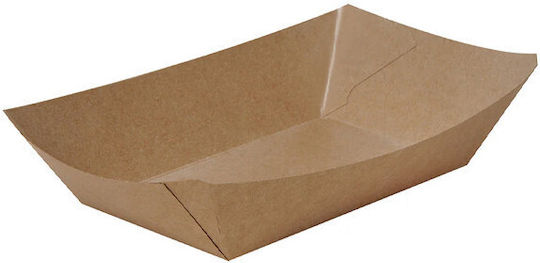 Kraft Σετ 100 Χάρτινα Μπωλ Πίτσας Kraft 12x6x4.5εκ.