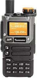 Quansheng UHF/VHF Wireless Transceiver 5W with Monochrome Display Black