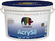 Caparol Acrysil Πλαστικό Υδρόχρωμα για Εξωτερική Χρήση Λευκό 2.5lt