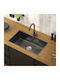 ML-Design Ένθετος Νεροχύτης Inox Μ70xΠ40cm Γκρι