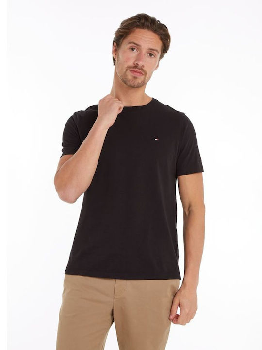 Tommy Hilfiger Ανδρικό T-shirt Κοντομάνικο Black