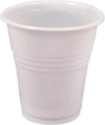 Tefaco Disposable Cup Plastic White 50pcs