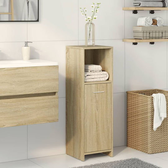 vidaXL Badezimmersäule Wandhängeschrank H30xB30xH95cm Sonoma