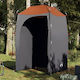 vidaXL Σκηνή Camping Τουαλέτας Γκρι 140x140x213εκ.