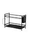 Tpster Scurgător De Chiuvetă Metalic Negru 52.5x24.3x34cm