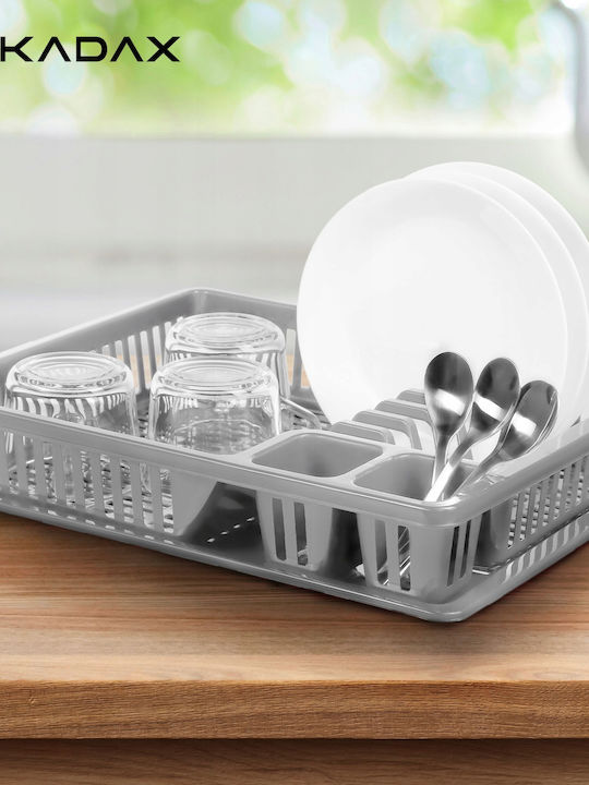 Kadax Scurgător De Chiuvetă Din Plastic Gri