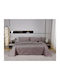 Liolios Home Tagesdecke Übergröße Mikrofaser Lila 220x240cm