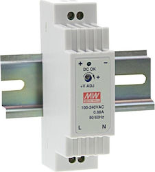 Mean Well DIN Rail Power Supply DR-15-24 Mean Well DIN Rail Power Supply DR-15-24