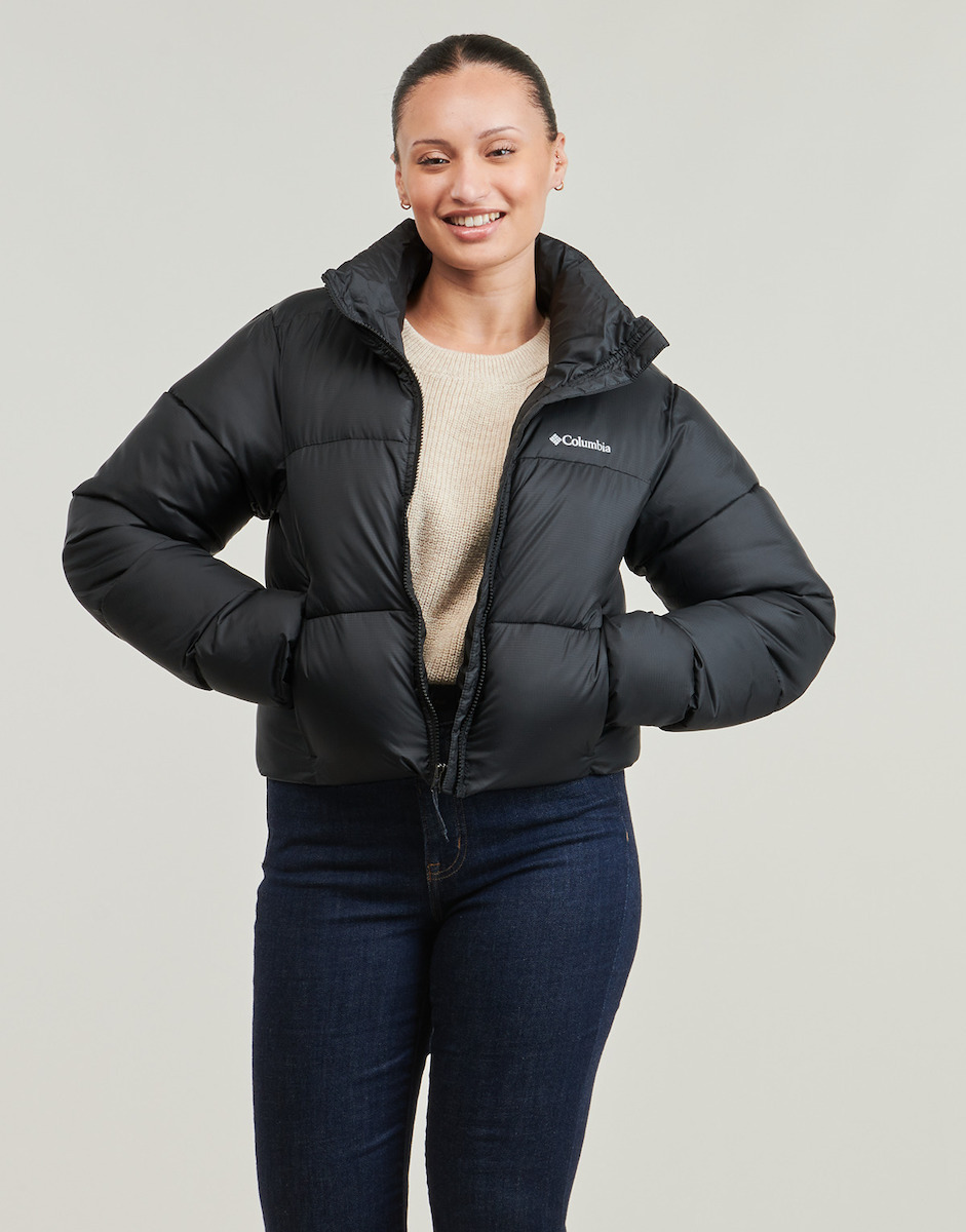 Puffect Ii Womens Cropped Puffer Jacket Black Columbia Puffect™ II