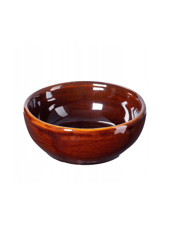 Kadax Bol de Servire Rotund Ceramică Maro