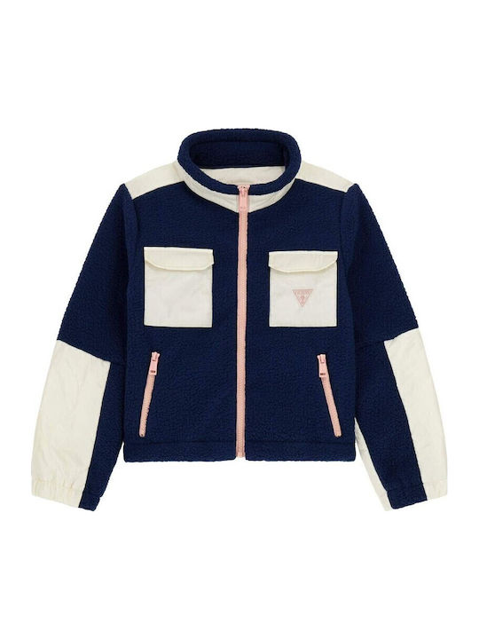 Cardigan pentru copii Fleece Albastru marin