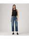Ribcage Jean Damă High Rise Slim Fit