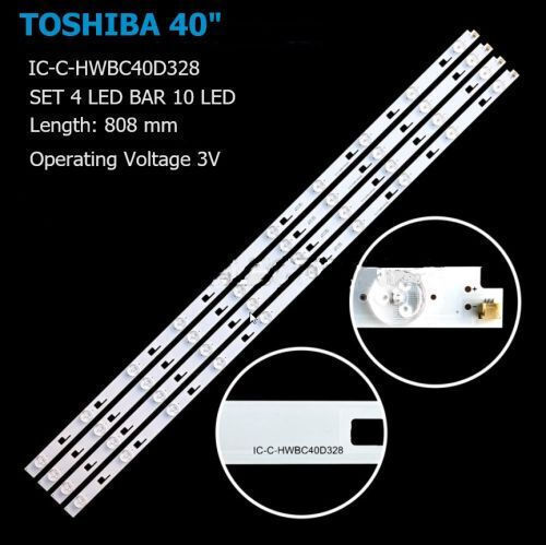 Toshiba LED-Hintergrundbeleuchtungsbalken IC-C-HWBC40D328