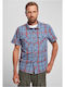 Cotton Shirt Red / Blue