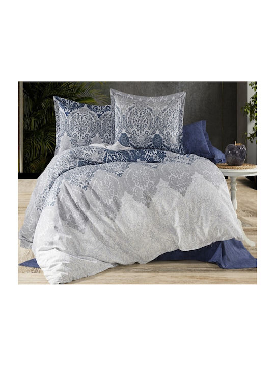 MayHome Quilt Set King Size 260x240cm Blue 3pcs