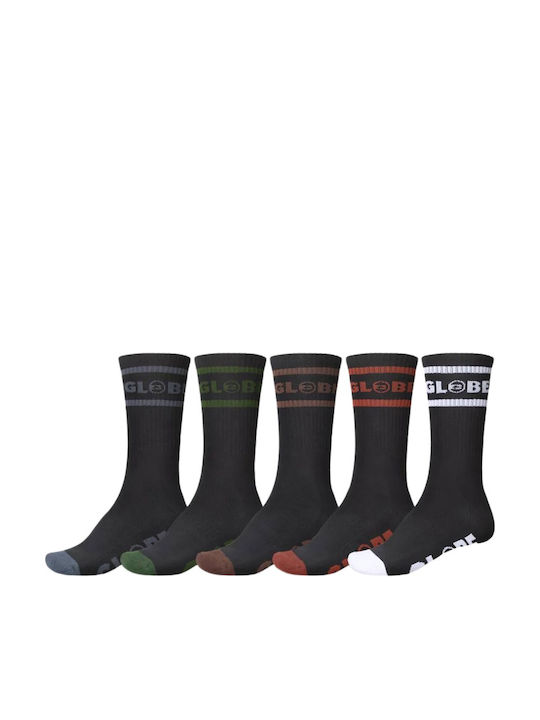Globe Чорапи Black/assorted 5Пакет