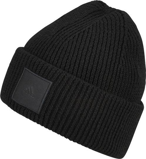 Beanie Unisex Beanie Knitted in Black color
