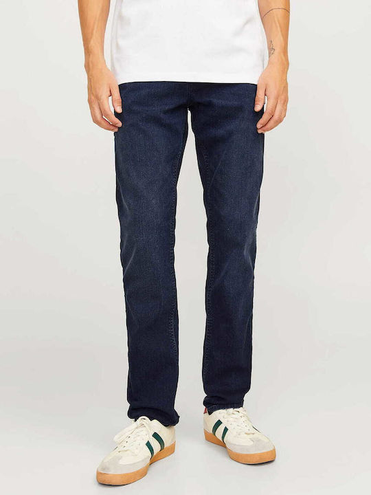 Glenn Men's Jeans Pants with Slim Fit Blue Denim
