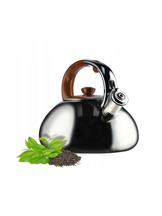 Kadax Teapot Stainless Steel Silver 2500ml