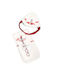 Kids Beanie Set with Scarf Fabric Red
