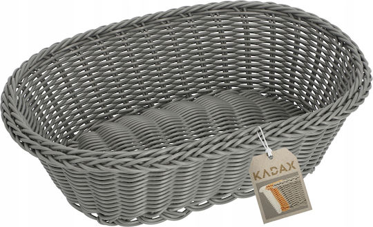 Kadax Кошница за хляб Пластмасово Сиво