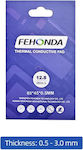 Fehonda 12.8w Thermal Pad 85mm*45mm 1.5mm thickness Γκρι