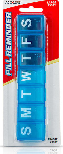 Acu-Life Wöchentliches Pillenorganisator in Blau Farbe