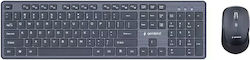 Gembird KBS-WCH-04 Kabellos Tastatur & Maus Set Englisch US