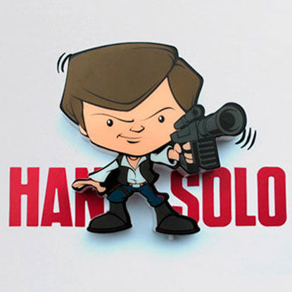 3DLightFX Детска стенна лампа Star Wars Mini