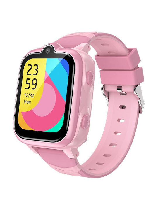 BlackView Kinder-Smartwatch mit Kautschuk/Plastikarmband Rosa