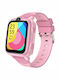 BlackView Kinder-Digitaluhr mit Kautschuk/Plastikarmband Rosa