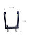 Tpster Metallic Door Hook 15.5x8.5x21cm