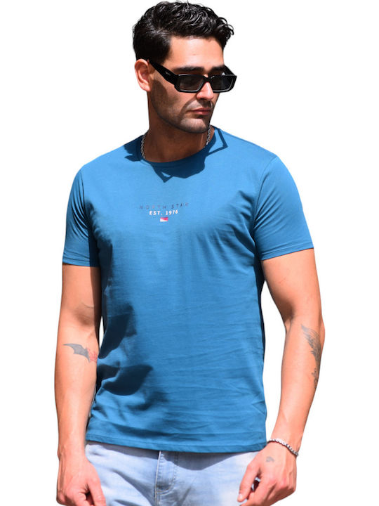 T-Shirt Petrol Blau