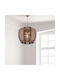 Neta Adjustable Pendant Light Brown with Socket E27 31x70x70cm