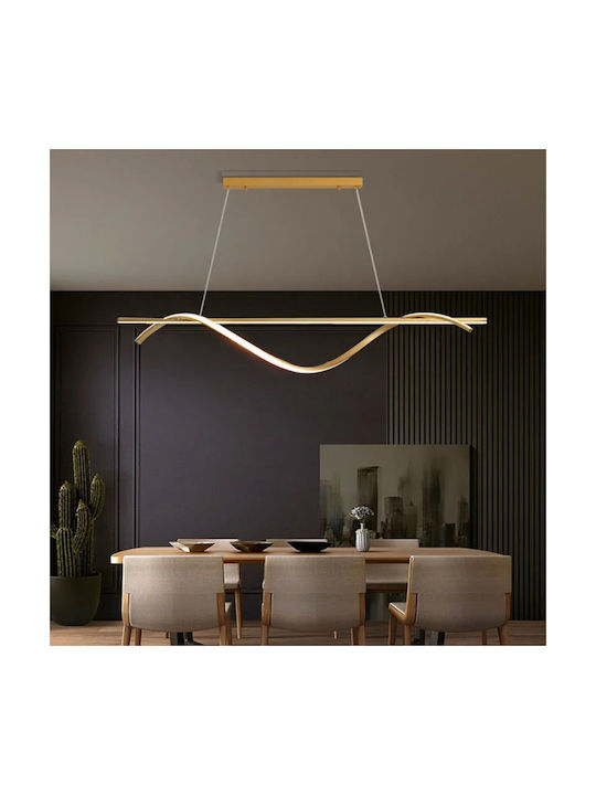 Home Lighting Ondas Hängelampe Gold 100x20x100cm.