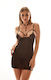 Alabama Σετ Sexy Babydoll Μαύρο