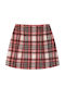 Kids' Skirt Checked Red